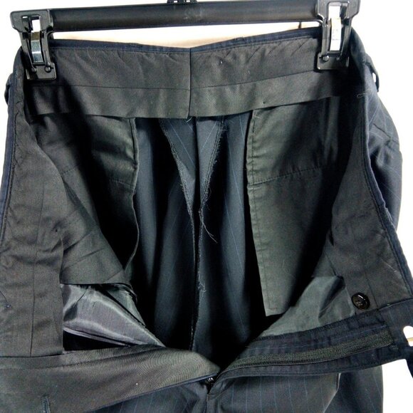 Jos A Bank 1905 41L Deep Blue Striped 2pc Suit - Picture 12 of 16